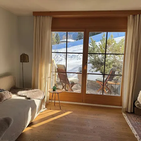 - Ausstattung - Lage Apartment Davos